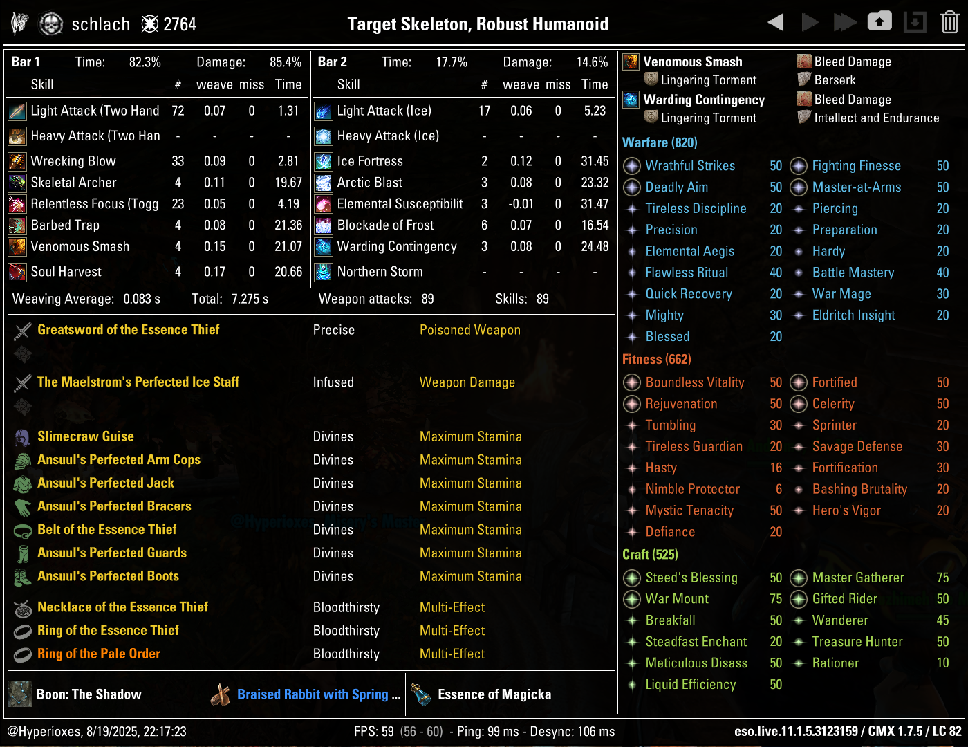 Two Handed Death Knight Solo CMX setup - Regular setup