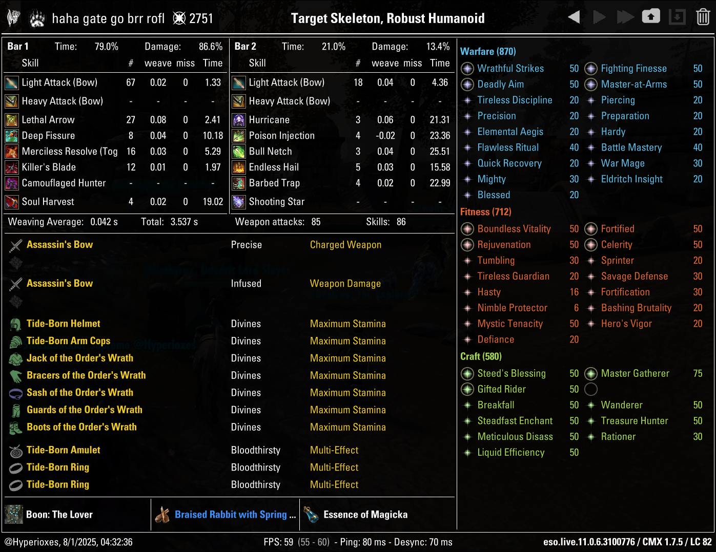 Bow Solo CMX setup - Crafted setup