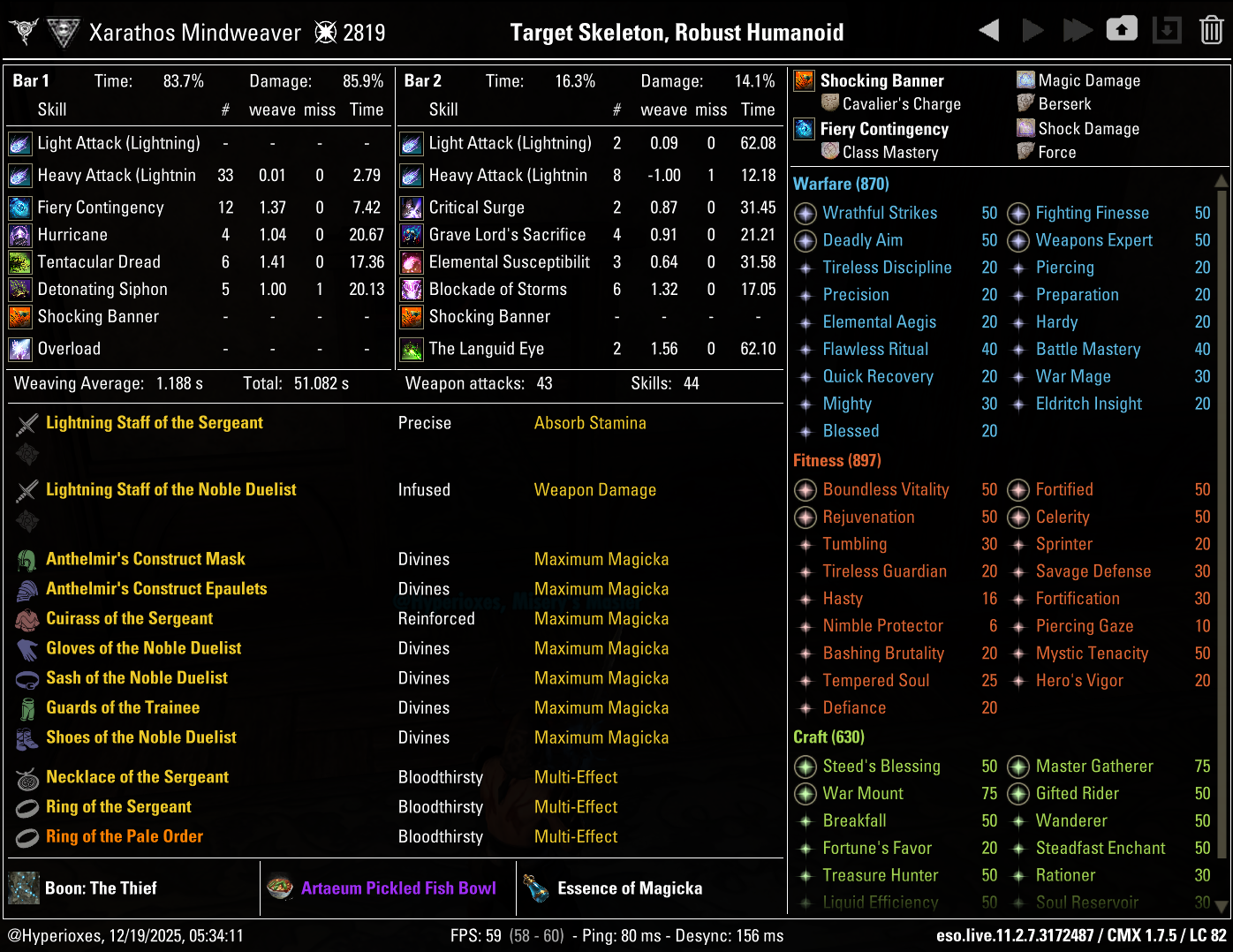 Heavy Attack Subclass Solo CMX setup - Arcanist