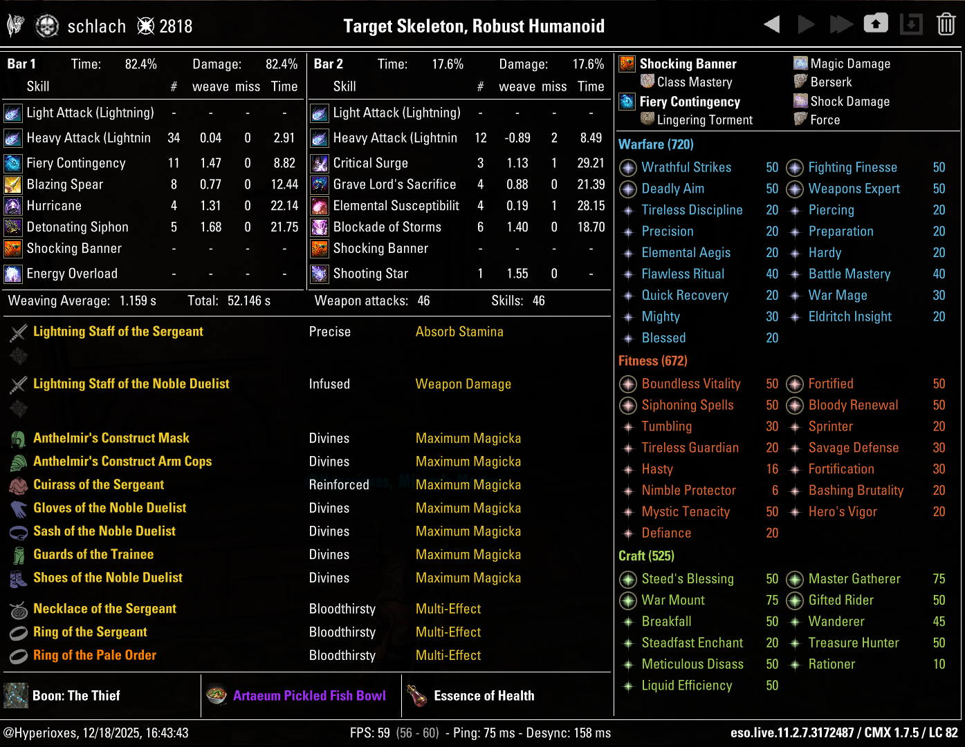 Heavy Attack Subclass Solo CMX setup - Templar