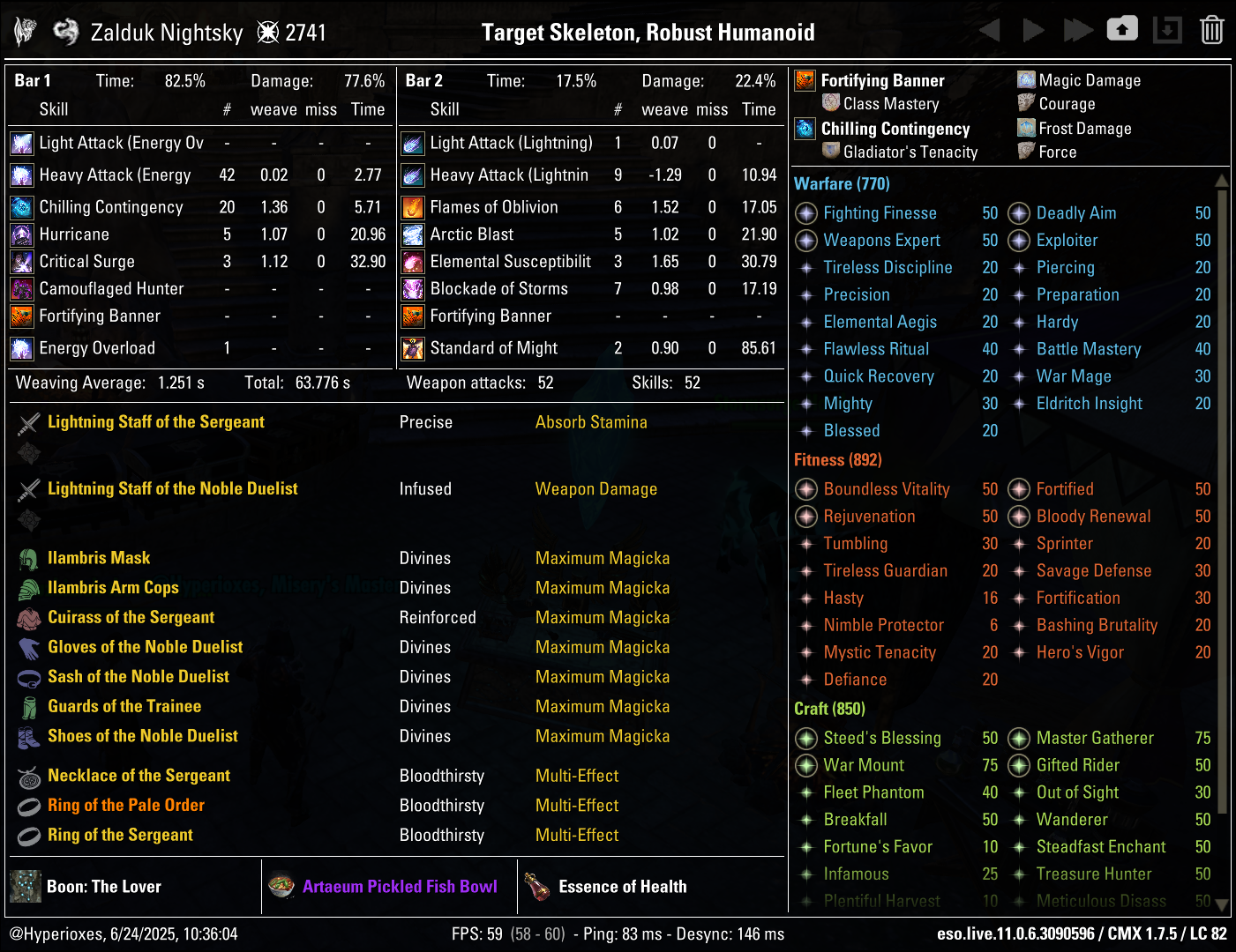 Elementalist Heavy Attack Solo CMX setup - Regular setup