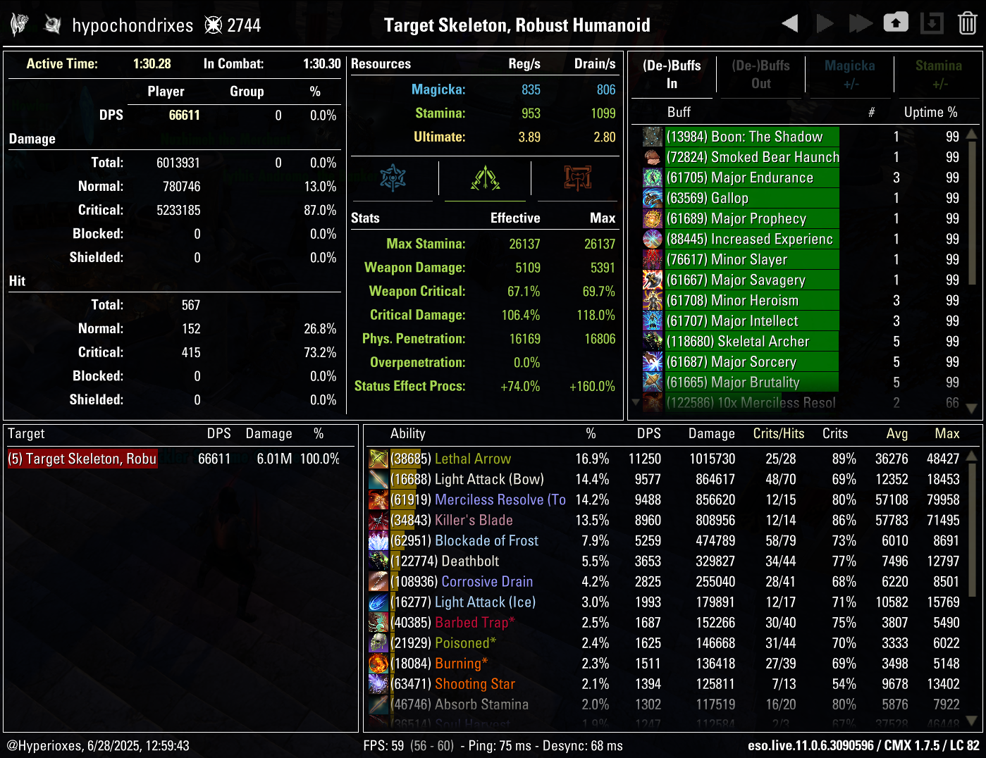 CMX Parse - Ranged Setup