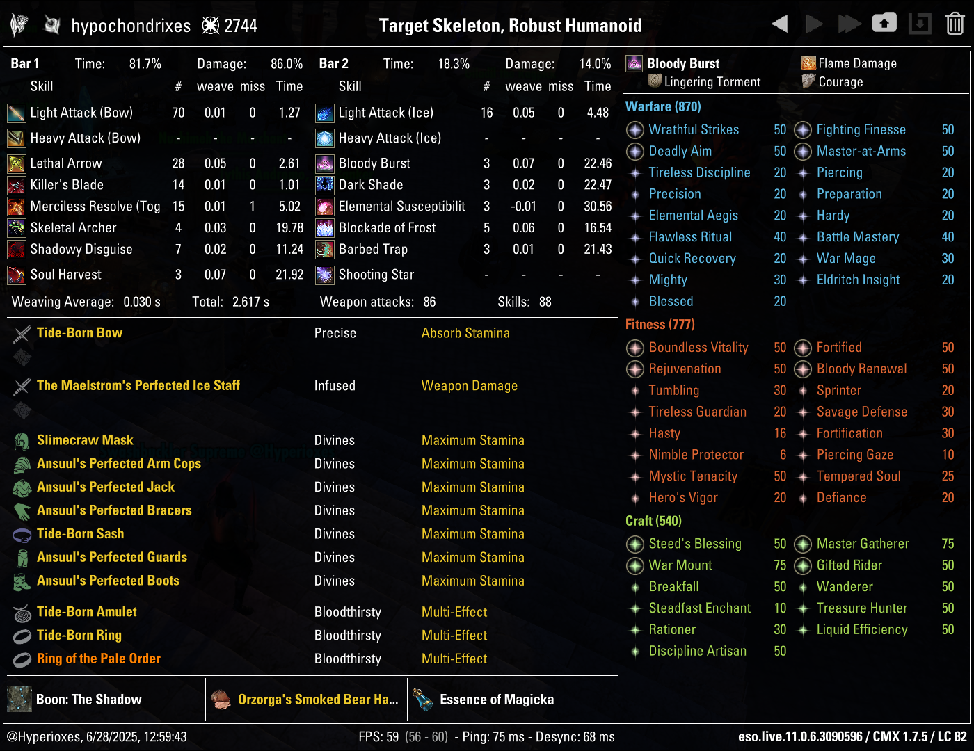 CMX Setup - Ranged Setup