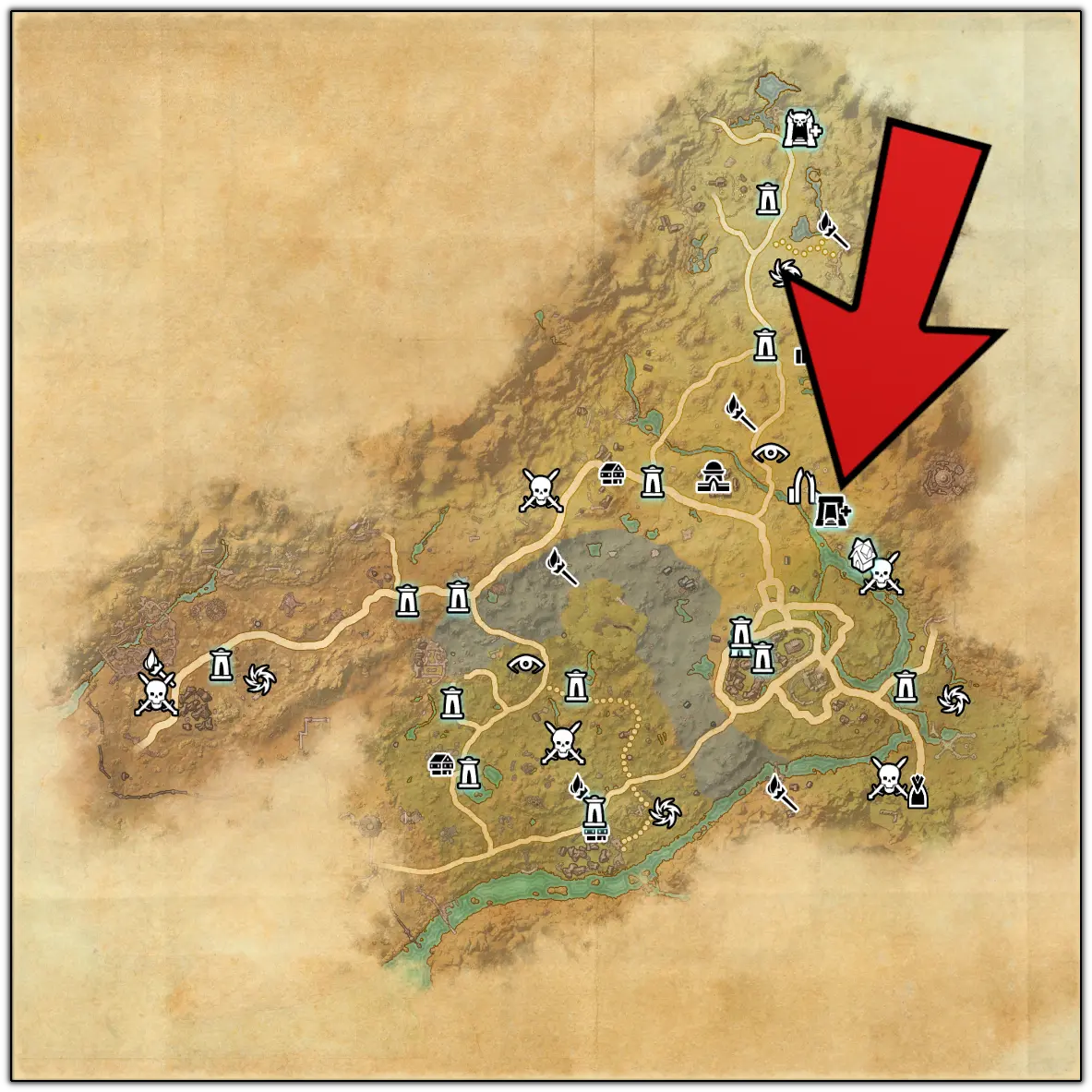 Map West Weald
