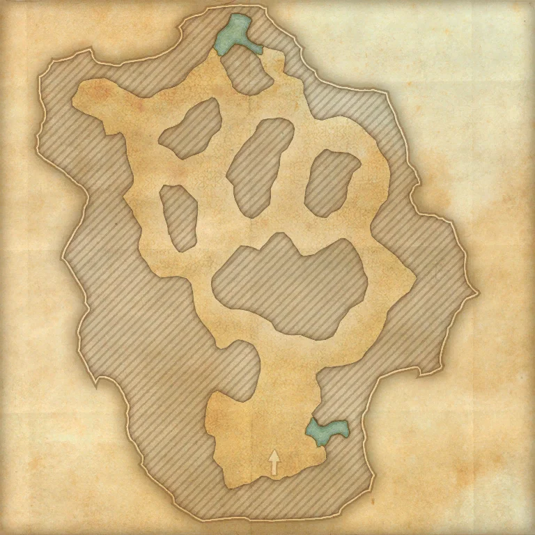 Hunt of the Watchers room map with the start, exit, possible Seeker Glyph Key locations, Regular Chest, Shrill Whistle, and Runic Prison marked