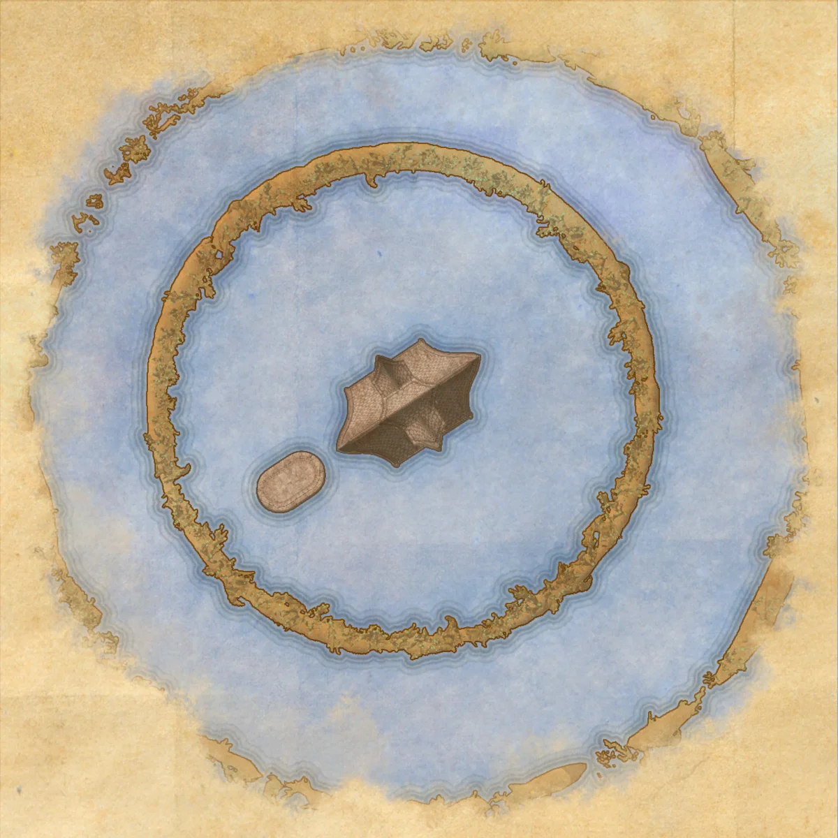 The Lakehouse room map with the start, Kishkio, Creative Transcendence, and exit marked