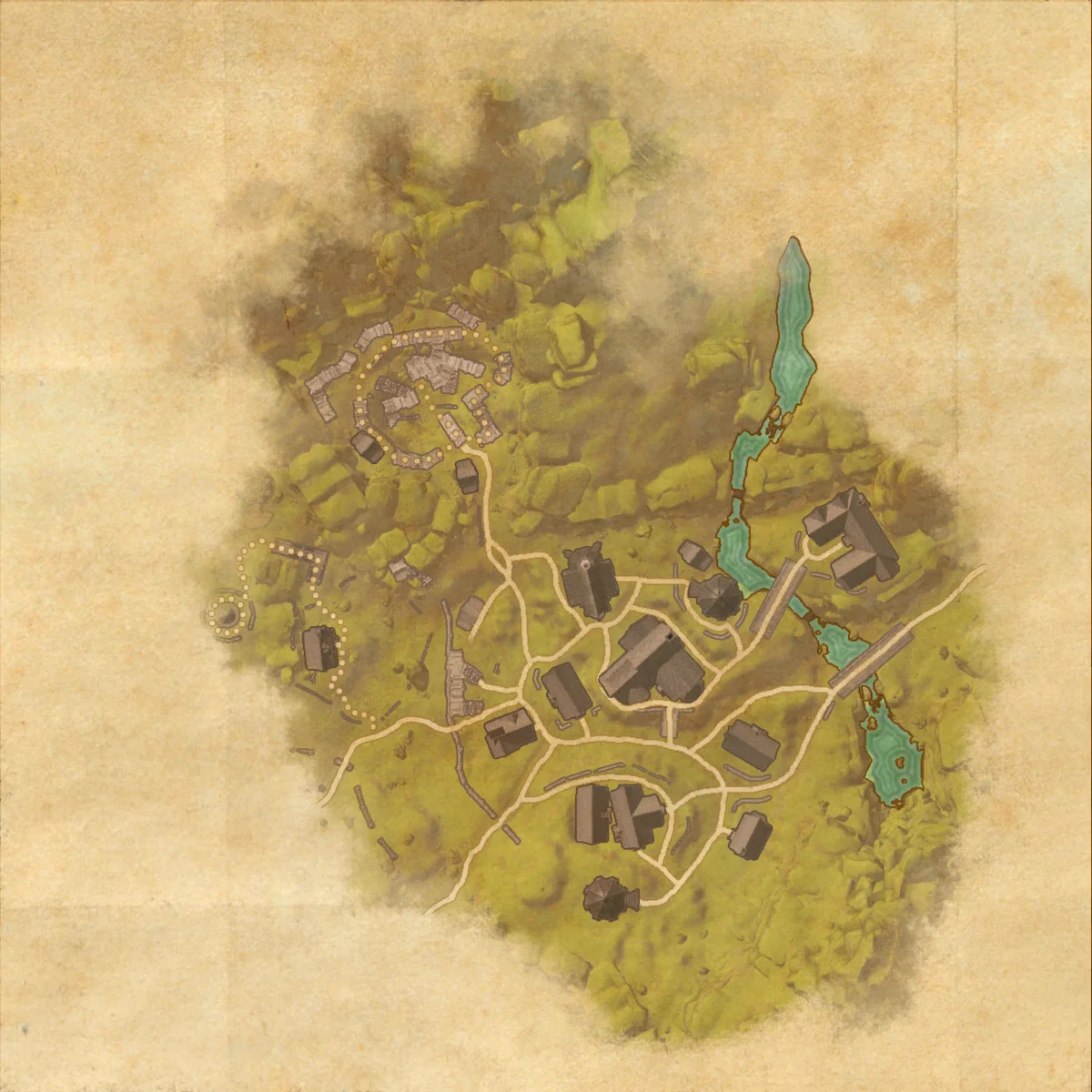 Crosswych map showing the Heist Drop Box