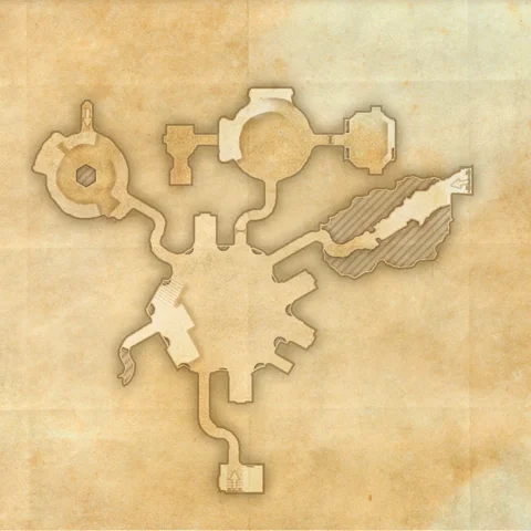 Daggerfall Outlaws Refuge map showing Adrone, You Idiot!