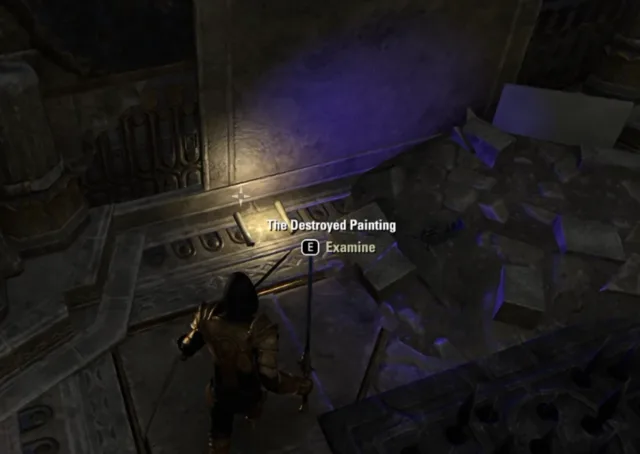 The Destroyed Painting in the Gallery of Curios