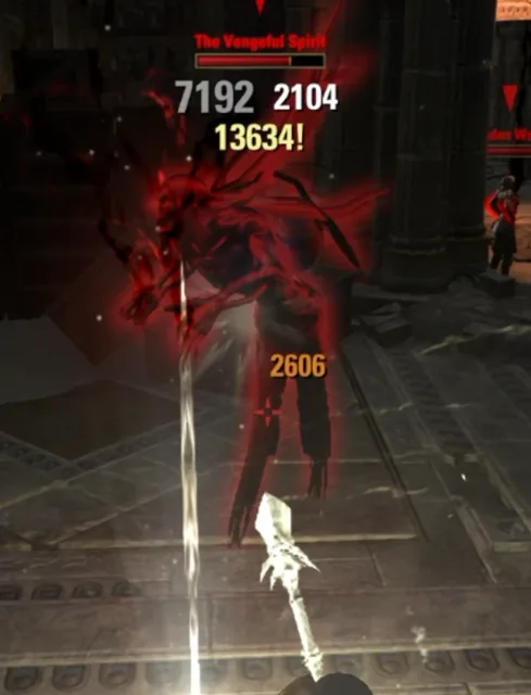 The Vengeful Spirit boss in the north-east room