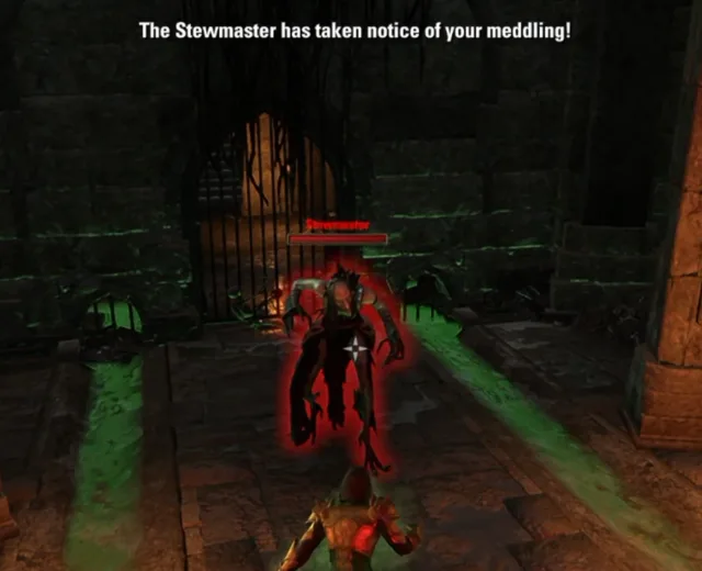 The Stewmaster boss walking towards the player in the Haunted Undercroft