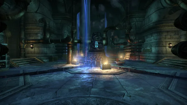 Chests on the center platform of Magicka Flow Junction