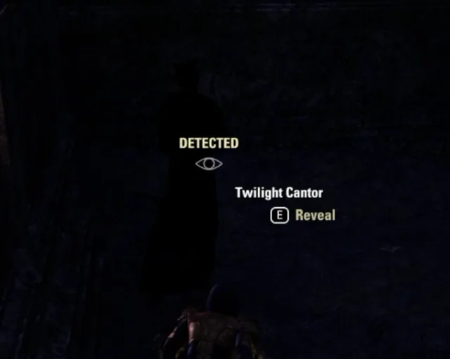 Twilight Cantor silhouette with the Reveal prompt in Twilight Maze