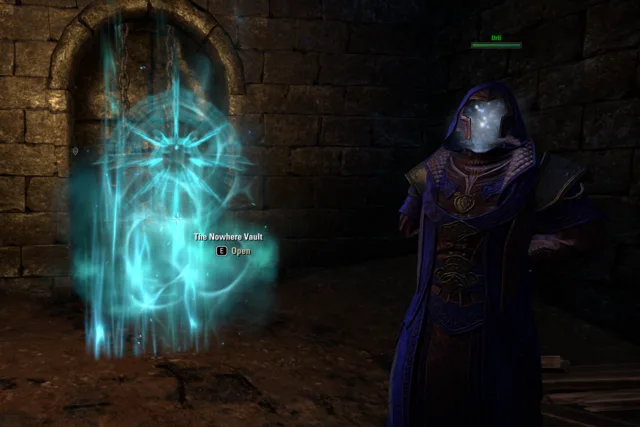 Urli and the Nowhere Vault entrance