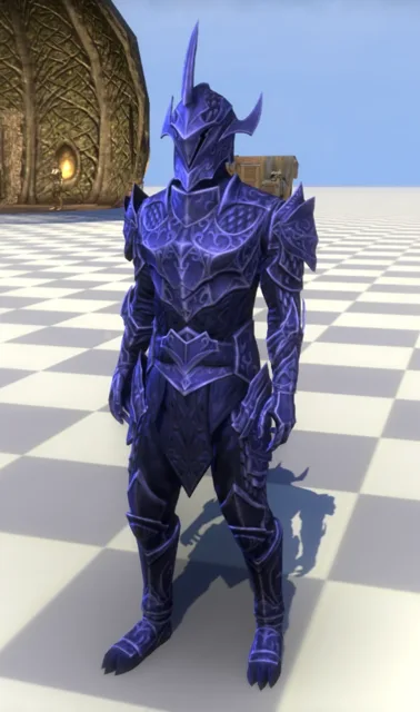 Armor dyed with Urli Indigo