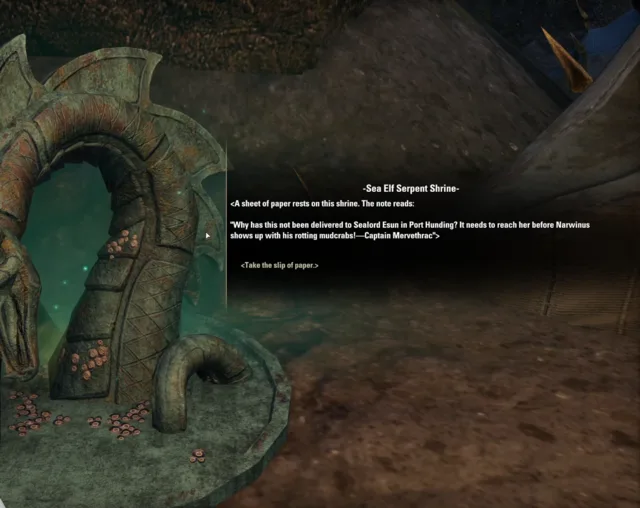 Note on the Sea Elf Serpent Shrine in Malabal Tor