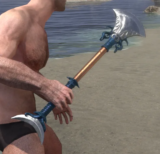Abecean Sea Privateer Axe outfit style