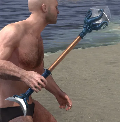 Abecean Sea Privateer Mace outfit style