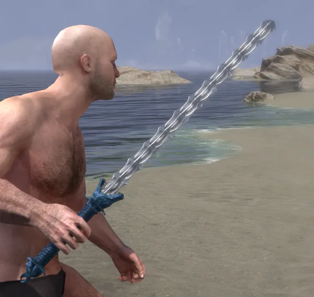 Abecean Sea Privateer Sword outfit style