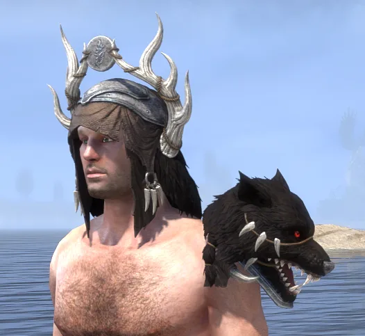 Mylenne Moon-Caller Mask and Shoulder outfit styles