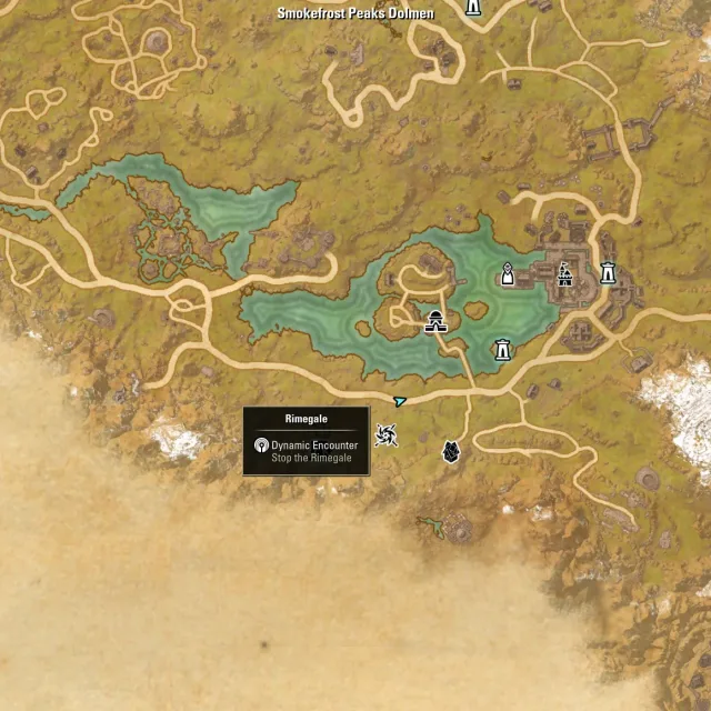 Rimegale marker on the Rift map