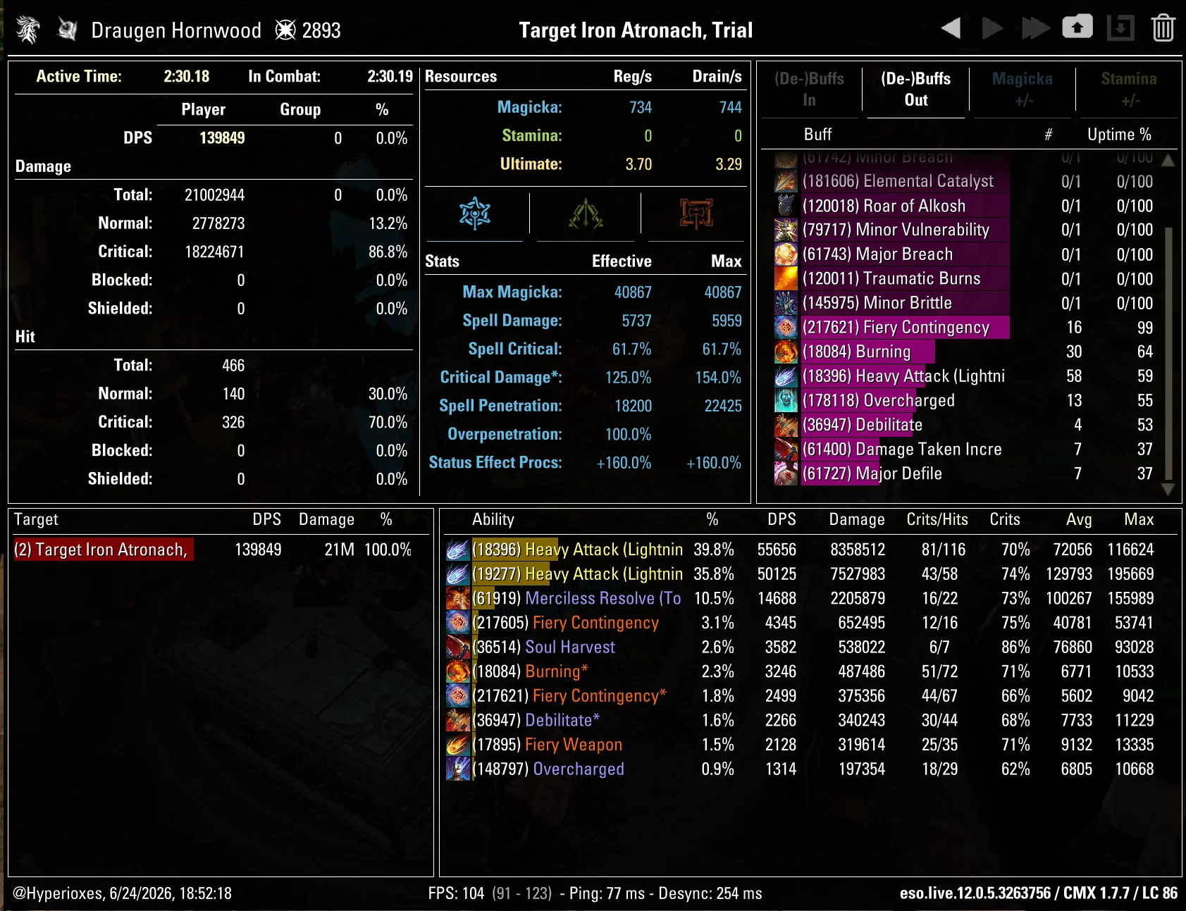 CMX Parse - No Oakensoul (with Rakkhat)