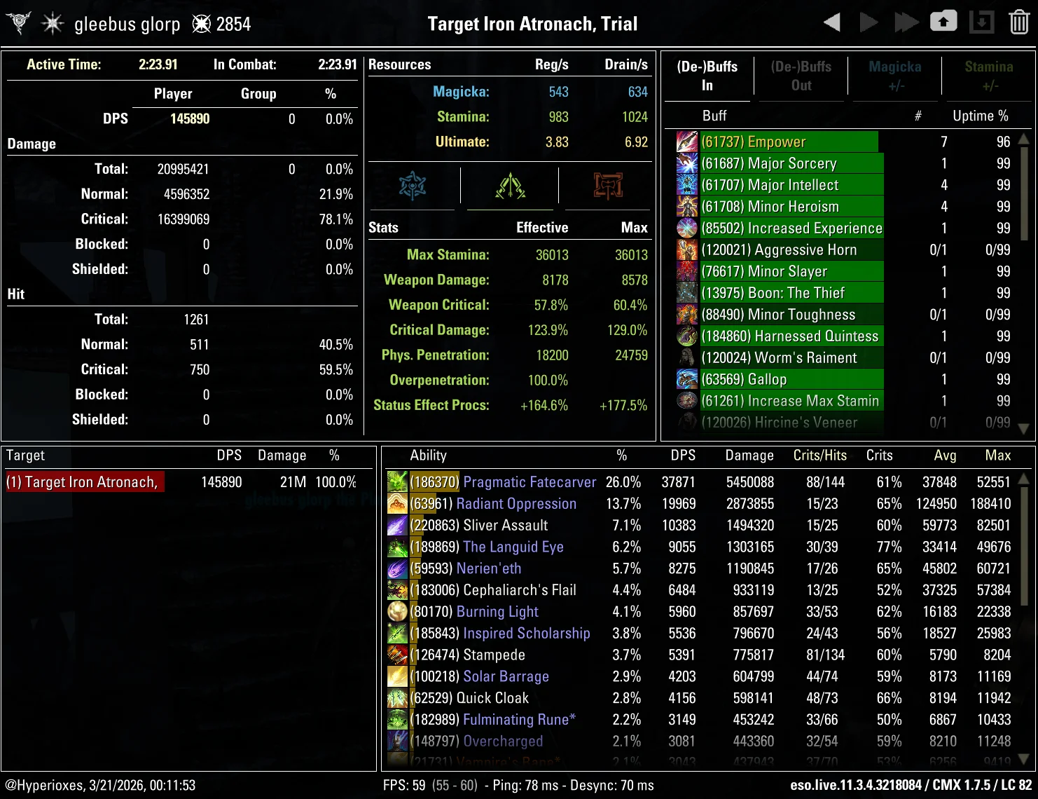 CMX Parse - Aedric Spear