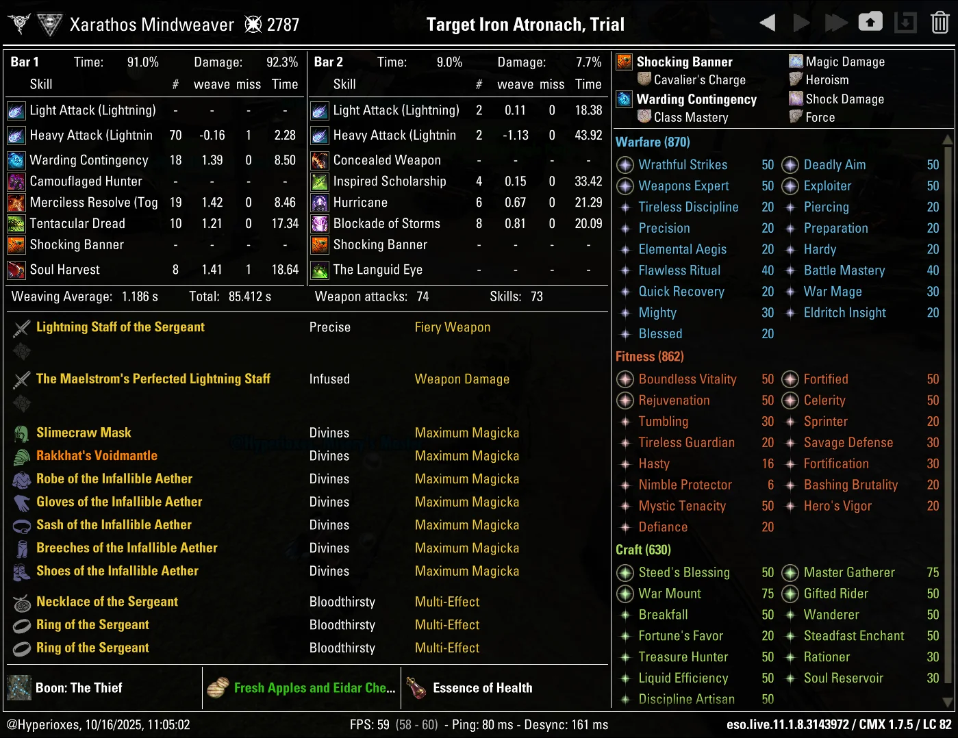 CMX Setup - Infallible Aether