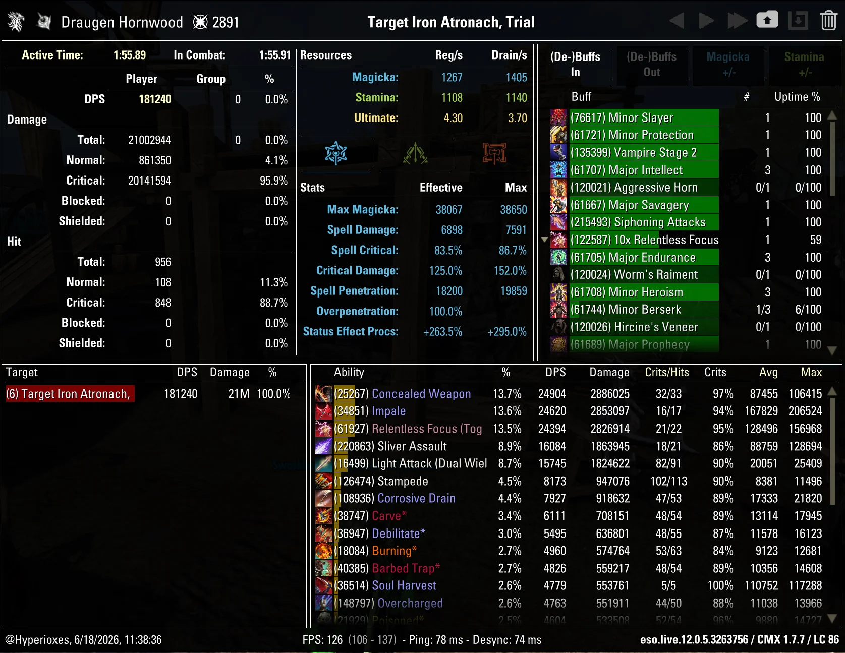 CMX Parse - Single Target