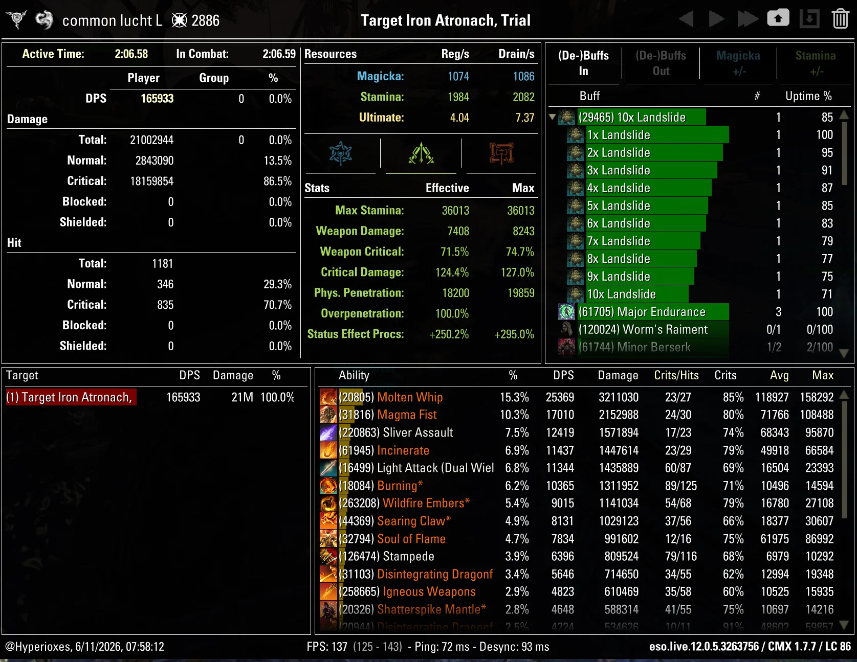 CMX Parse - Single Target