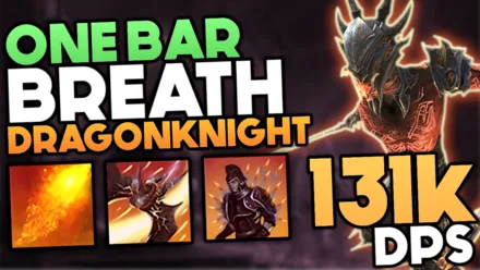 One Bar Breath Dragonknight DPS
