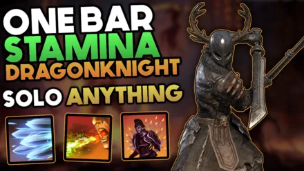 One Bar Stamina Dragonknight Solo